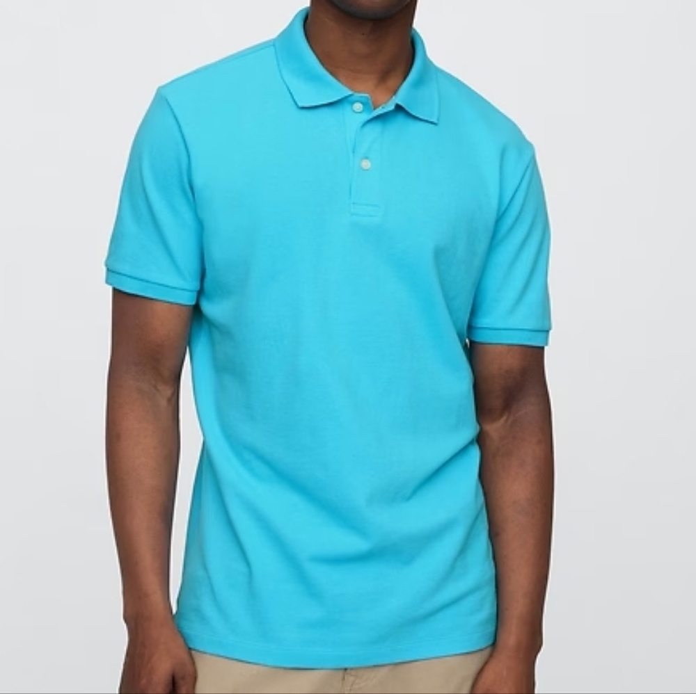 Gap Men's Stretch Pique Polo Shirt Size Large NEW